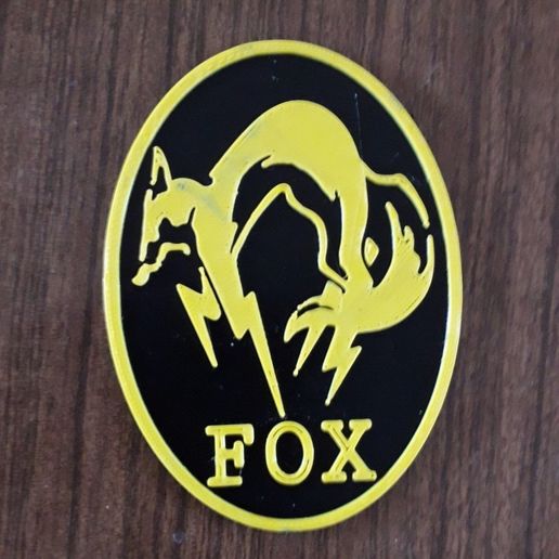 🦊 FOX logo・Free STL File for ・Cults
